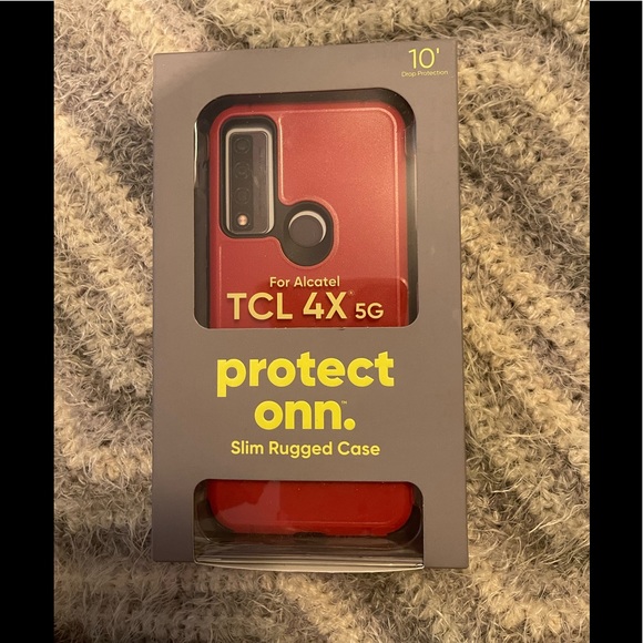 protect onn Other - Brand new Alcatel TCL4X red phone case 10”
